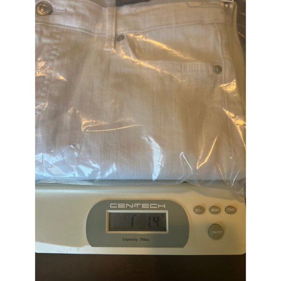 Gloria Vanderbilt Women’s White Boyfriend Jeans Size 8 Relaxed Fit Denim - Picture 7 of 8